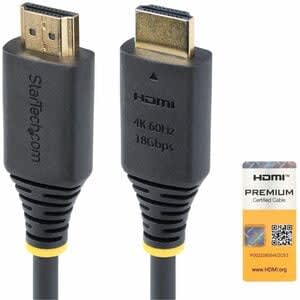 Startech.com 3m Hdmi Cable A/V - 1 - Cable For Dispositivo De Audio/Vídeo, Tv, Monitor, Pantalla, Receptor A/V, Barra De Sonido, Gpu Externa, Workstation, Base De Conexión - 18gbit/S - Admite Hasta3840 X 2160 - Apantallado - Oro Conector Chapado - 30 Awg - Negro - Image 5