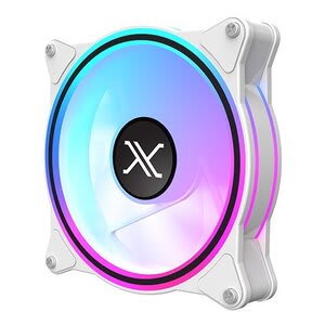 Enfriamiento Liquido Xzeal 240mm Redondo Xz413 Para Cpu 2 Fan X120mm Mangueras Argb 3 Pines + Pwm 4 Pines + Seguro Para Intel/Amd Blanco - Image 4