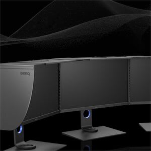 Monitor Led Benq Designvue Pd2706u 27" (68.6cm) Clase 4k Uhd - 16:9 - Gris Oscuro - 27" (68.6cm) Viewable - Tecnología Conmutación En El Mismo Plano (in-Plane Switching, Ips) - Led Retroiluminación - 3840 X 2160 - 1.07 Billones De Colores - 350cd/M² - 5ms - 60hz Frecuencia De Actualización - Altavoces - Giratoria, Altura, Pivote, Inclinable - Usb Tipo-C - Hdmi - Displayport - Compatible Con Montura Vesa - Concentrador Usb, Conmutador Kvm - Image 4