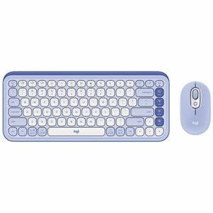 Teclado Y Ratón Logitech Pop Icon Combo - Qwerty - Español - Inalámbrico Bluetooth Teclado - Keyboard/Keypad Color: Blanco, Lila - Inalámbrico Bluetooth Mouse - óptico - 4000 Dpi - 2 Botón - Rueda De Desplazamiento - Pointing Device Color: Blanco, Lila - Easy Switch, Interuptor Encendido/Apagado, Pausa Tecla(s) De Acceso Rápido - Aa, Aaa - Compatible Con Portátil, Tableta Para Pc, Mac