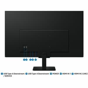 Samsung Monitor Led Inteligente Samsung S32fm500el 32" (81.3cm) Clase Full Hd - 16:9 - Negro - 32" (81.3cm) Viewable - Vertical Alignment (va) - Led Retroiluminación - 1920 X 1080 - 16,7 Millones De Colores - 200cd/M² - 4ms - 60hz Frecuencia De Actualización - Altavoces - Inclinable - Hdmi - Compatible Con Montura Vesa - Concentrador Usb