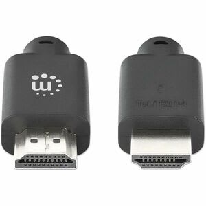Cable Hdmi De Alta Velocidad 4k@60hz Con Ethernet, 7.5 M, Hdmi Macho A Macho, Hdr, Contactos Chapados En Oro, Doble Blindaje, Hec, Arc, 3d, Ancho De Banda De 18 Gbps, Negro - Cable For Dispositivo De Audio/Vídeo, Tv, Monitor, Consola De Juegos, Portátil, Macbook, Proyector, Pc, Reproductor Blu-Ray, Receptor A/V - 18gbit/S - Admite Hasta3840 X 2160, 1080 - Apantallado - Níquel Conector Chapado - Oro Contacto Chapado - 30 Awg - Negro