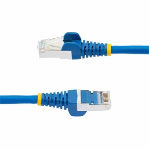 Startech.com 30.48cm Categoría 6a Cable De Red - 1 - Cable For Dispositivo De Red, Dispositivos Poe - 10gbit/S - Cable De Conexión - Apantallado - Oro Contacto Chapado - Lszh - 27 Awg - Azul