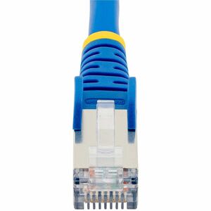 Startech.com 15.24cm Categoría 6a Cable De Red - 1 - Cable For Dispositivo De Red - 10gbit/S - Cable De Conexión - Apantallado - Oro Contacto Chapado - Lszh - 27 Awg - Azul