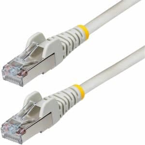 Startech.com 30.48cm Categoría 6a Cable De Red - 1 - Cable For Dispositivo De Red, Conmutador, Dispositivos Poe, Nas, Módulo, Conmutador Poe, Cámara Ip, Punto De Acceso - 10gbit/S - Cable De Conexión - Apantallado - Oro Contacto Chapado - Lszh - 27 Awg - Gris