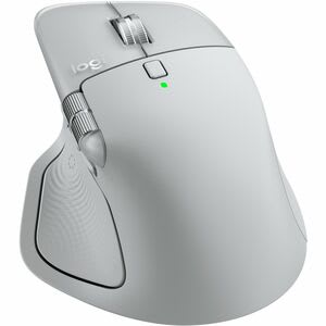 Mouse Logitech Mx Master 4 - Frecuencia Bluetooth/Radio - Usb Tipo C, Usb Tipo A - Darkfield - 8 Botón(es) - Blanco - Inalámbrico - 10m - 2.40ghz - Recargable - 8000 Dpi - Botón Para Pulgar, Rueda De Desplazamiento