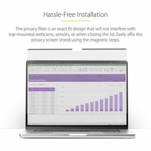 Startech.com Anti Reflejos Filtro De Privacidad Para Pantalla - 1 - Para 40.6cm (16") Lcd Macbook Pro - Reducción E Luz Azul - Resistente A Las Huellas De Dedos, Resistencia A Arañazos, Resistente A Los Da?os - Image 7