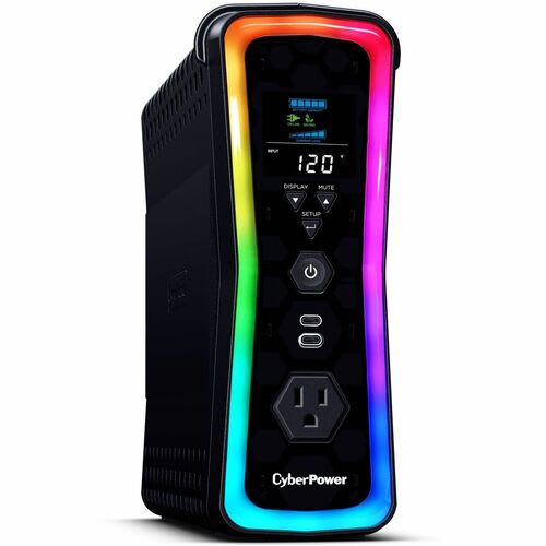 Ups De Línea Interactiva Cyberpower Gx150c2 - 1.50kva/1kw - Minitorre - 8hora(s) Recarga - 2.30minuto(s) Stand-By - 120 V Ac Entrada - 120 V Ac Salida - 13 X Nema 5-15r Receptacle(s) - Onda Sinusoidal - Usb - Lcd Pantalla - 7 X Battery/Surge Outlet
