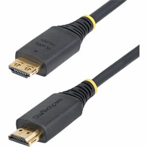 StarTech.com Startech.com Cable Hdmi De Alta Velocidad De 3m - Conectores De Agarre - 4k60hz - Uhd - 18gbps - Cable Hdmi - Recubrimiento Tpe - Cable For Dispositivo De Audio/Vídeo, Pantalla, Workstation, Mosaico, Tv, Monitor, Sistema De Seguridad, Macbook - 18gbit/S - Admite Hasta3840 X 2160 - Apantallado - Oro Conector Chapado - Vw-1, Sin Halógeno - 30 Awg - Negro