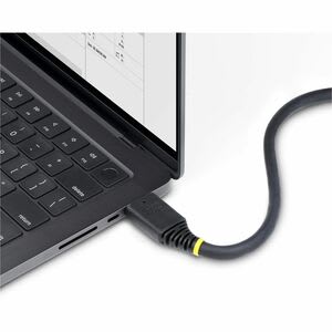 Startech.com Cable Hdmi De Alta Velocidad De 7m - Conectores De Agarre - 4k60hz - Uhd - 18gbps - Cable Hdmi - Recubrimiento Tpe - Cable For Dispositivo De Audio/Vídeo, Pantalla, Workstation, Mosaico, Tv, Monitor, Sistema De Seguridad, Macbook - 18gbit/S - Admite Hasta3840 X 2160 - Apantallado - Oro Conector Chapado - Vw-1, Sin Halógeno - 24/26 Awg - Negro