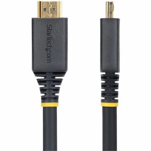 Startech.com Cable Hdmi De Alta Velocidad De 7m - Conectores De Agarre - 4k60hz - Uhd - 18gbps - Cable Hdmi - Recubrimiento Tpe - Cable For Dispositivo De Audio/Vídeo, Pantalla, Workstation, Mosaico, Tv, Monitor, Sistema De Seguridad, Macbook - 18gbit/S - Admite Hasta3840 X 2160 - Apantallado - Oro Conector Chapado - Vw-1, Sin Halógeno - 24/26 Awg - Negro