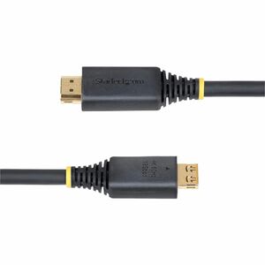Startech.com Cable Hdmi De Alta Velocidad De 5m - Conectores De Agarre - 4k60hz - Uhd - 18gbps - Cable Hdmi - Recubrimiento Tpe - Cable For Dispositivo De Audio/Vídeo, Pantalla, Workstation, Mosaico, Tv, Monitor, Sistema De Seguridad, Macbook - 18gbit/S - Admite Hasta3840 X 2160 - Apantallado - Oro Conector Chapado - Vw-1, Sin Halógeno - 28 Awg - Negro