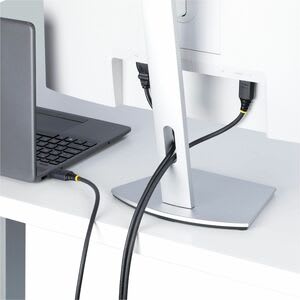 Startech.com Cable Hdmi De Alta Velocidad De 5m - Conectores De Agarre - 4k60hz - Uhd - 18gbps - Cable Hdmi - Recubrimiento Tpe - Cable For Dispositivo De Audio/Vídeo, Pantalla, Workstation, Mosaico, Tv, Monitor, Sistema De Seguridad, Macbook - 18gbit/S - Admite Hasta3840 X 2160 - Apantallado - Oro Conector Chapado - Vw-1, Sin Halógeno - 28 Awg - Negro