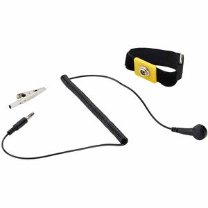 Startech.com Pulsera Antiestática - Pulsera De Toma A Tierra - Correa De Muñeca Antiestática - Cable Removible De 1.5m - Taa - 1 - Gancho Y Lazo Adjunto - 25.4mm Altura X 55.9mm Ancho X 650.2mm Longitud - Amarillo, Negro - Hierro, Nilón, Poliuretano