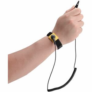 Startech.com Pulsera Antiestática - Pulsera De Toma A Tierra - Correa De Muñeca Antiestática - Cable Removible De 1.5m - Taa - 1 - Gancho Y Lazo Adjunto - 25.4mm Altura X 55.9mm Ancho X 650.2mm Longitud - Amarillo, Negro - Hierro, Nilón, Poliuretano