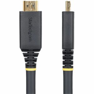 StarTech.com Startech.com Cable Hdmi De Alta Velocidad Activo De 15m - Conectores De Agarre - Uhd 4k60hz - 18gbps - Cable Hdmi - Recubrimiento Tpe - Cable For Dispositivo De Audio/Vídeo, Tv, Monitor, Pantalla, Conmutador, Workstation, Mosaico, Sistema De Seguridad, Macbook Pro - 18gbit/S - Admite Hasta2560 X 1440, 1920 X 1080, 3840 X 2160 - Apantallado - Oro Conector Chapado - Vw-1, Sin Halógeno - 24 Awg - Negro