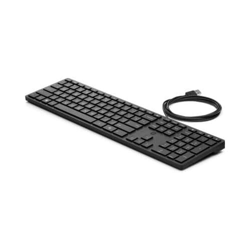 HP Computo Teclado Alambrico Hp 320k Con Con Cable Usb-A 3 Botones 1200ppp