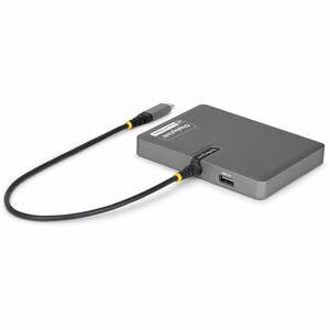 Startech.com Adaptador Usb-C A 4x Pantallas Displayport - Dp 4k 60hz - Pd 140w De Paso Para Carga De Laptops - 1x Puerto Usb 2.0 - Taa - 4 Pantallas Compatibles - 4k @ 60hz, 4k @ 144hz, 4k @ 120hz, 8k @ 60hz - 3840 X 2160, 7680 X 4320, 10240 X 4320 - 2 X Puertos Usb - 1 X Usb 2.0 - 1 X Usb Type-A Ports - Usb Tipo-A - 1 X Usb Type-C Ports - Usb Tipo-C - Displayport - Cableado - Windows 11, Windows 10, Windows 8, Windows 7, Mac Os X 10.11 El Capitan, Mac Os X 10.12 Sierra, Mac Os X 10.14 Moja