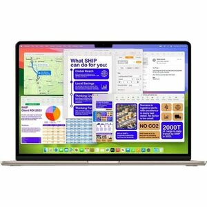 Portátil - Apple Macbook Air Mdhc4e/A 34.5cm (13.6") - Apple M5 - 16gb - 1tb Ssd - Español (américa Latina) Teclado - Starlight - Apple M5 Chip - 2560 X 1664 - Macos Tahoe - Apple - Deca-Core (10 Core) Procesador Gráfico - Tecnología Conmutación En El Mismo Plano (in-Plane Switching, Ips), Tecnología True Tone, Pantalla Liquid Retina - Cámara Frontal/Cámara Web - 18horas Duración De Pilas - Ieee 802.11be Estádar Lan Sin Cable - Wi-Fi 7 - Image 12