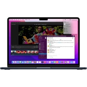 Portátil - Apple Macbook Air Mdhf4e/A 34.5cm (13.6") - Apple M5 - 16gb - 1tb Ssd - Español (américa Latina) Teclado - Media Noche - Apple M5 Chip - 2560 X 1664 - Macos Tahoe - Apple - Deca-Core (10 Core) Procesador Gráfico - Tecnología Conmutación En El Mismo Plano (in-Plane Switching, Ips), Tecnología True Tone, Pantalla Liquid Retina - Cámara Frontal/Cámara Web - 18horas Duración De Pilas - Ieee 802.11be Estádar Lan Sin Cable - Wi-Fi 7 - Image 8