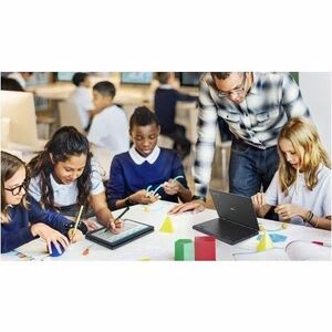 Chromebook 2 En 1 Convertible - Asus Chromebook Cr11 Flip Cr1104f Cr1104fta-C8g64-C1 Robusto 29.5cm (11.6") Pantalla Táctil - Hd - Intel N-Series N150 - 8gb - 64gb Memoria Flash - Español Teclado - Gris - Intel Chip - 1366 X 768 - Chromeos - Intel Uhd Graphics 600 - Cámara Frontal/Cámara Web - Ieee 802.11ax Estádar Lan Sin Cable - Wi-Fi 6e - Image 11