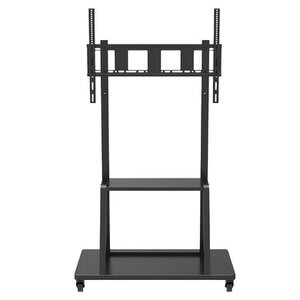 Brobotix Soporte De Piso Móvil Para Tv De 55" A 110" Soparta Hasta 120 Kg.- Vesa: 200x200 300x300 400x400 600x400 800x400 800x600 - Smart Tv, Soporte Para Tv , Soporte Para Pared Tv, Soporte Tv, Soporte Universal, Pantalla Tv, Carro Pantalla, Carrito Pantalla, Movil. Compatible Con Pantallas Lg®, Hisense®, Samsung® , Sansui®. Soporte Móvil Para Tv, Carro Para Tv, Carro Para Pantallas, Soporte De Tv Tipo Carro, Carro De Transporte Para Televisor, Carrito Para Tv, Carro Multimedia, Carrito Soporte Móvil, Carro Pantallas, Soporte Tv Tipo Carro, Pulgadas, Smart Tv, Smart Led Lcd, Vesa, Pantalla De Plasma. - Image 4