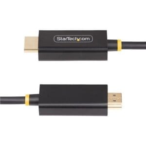 Cable Adaptador Displayport A Hdmi De 1m Con Conectores De Agarre - 4k 60hz Con Hdr - Convertidor De Video Activo Dp A Hdmi 2.0b - Adaptador Activo De Video Displayport A Hdmi