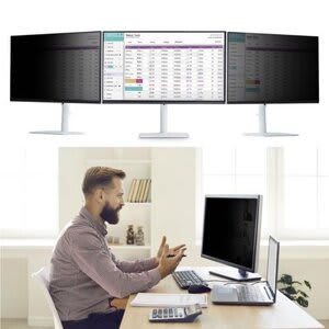 Filtro De Privacidad Magnético Para Monitor De 23" 16:9 - Extraíble - Antirreflejos/Brillante - Protector De Pantalla - Anti Luz Azul - Taa - Image 2