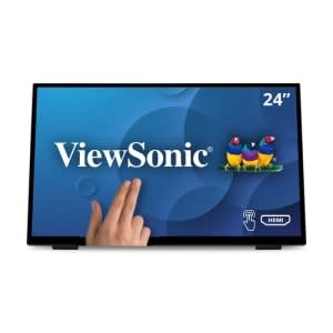 Viewsonic Monitor De Pantalla Tactil De 10 Puntos Ips De 24 1080p Con Ergonomia Avanzada Con Ergonomia Avanzada.
