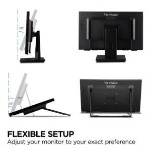 Monitor De Pantalla Tactil De 10 Puntos Ips De 24 1080p Con Ergonomia Avanzada Con Ergonomia Avanzada. - Image 3