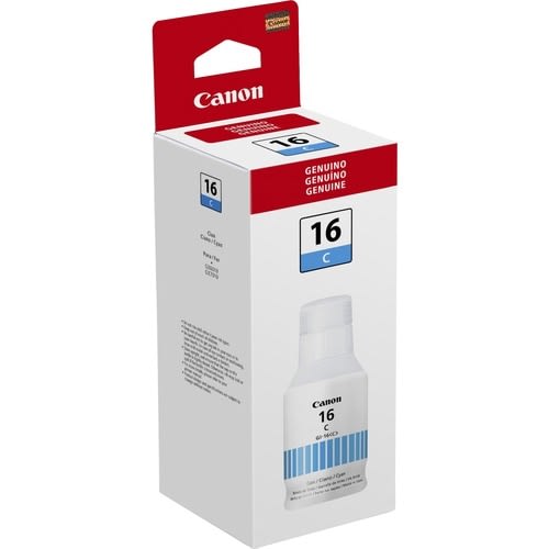 Botella De Recarga De Tinta Canon Gi-16 C - Pigmento Cyan - Inyección De Tinta