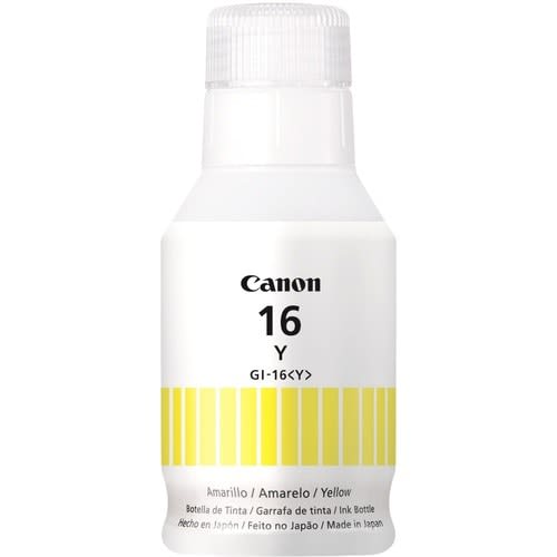 Botella De Recarga De Tinta Canon Gi-16 Y - Pigmento Amarillo - Inyección De Tinta