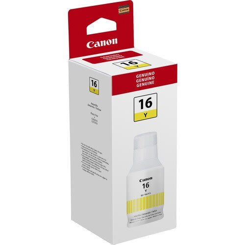 Botella De Recarga De Tinta Canon Gi-16 Y - Pigmento Amarillo - Inyección De Tinta
