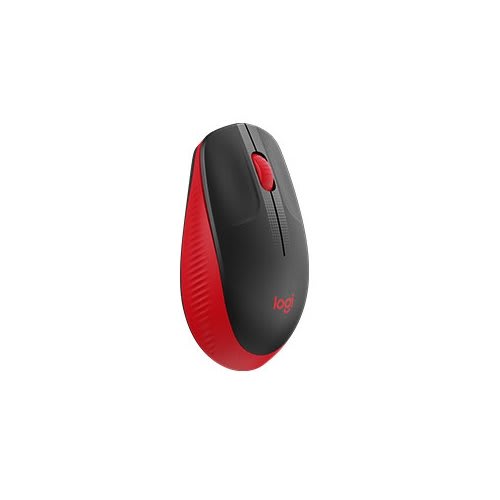 Mouse Inalambrico M190 Ambidiestro De Tamaño Regular Color Rojo