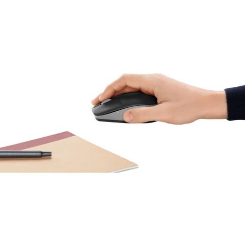 Mouse Logitech M190 Tama?o Completo - Usb - óptico - 3 Botón(es) - Carbón - Inalámbrico - 1000 Dpi - Rueda De Desplazamiento - Grande Tamaño De La Mano/Palma