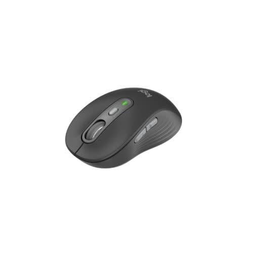 Mouse Logitech Signature M650 - Frecuencia Bluetooth/Radio - Usb - óptico - 5 Botón(es) - 5 Botón(es) Programable(s) - Grafito - 1 / Solamente - Inalámbrico - 2000 Dpi - Rueda De Desplazamiento - Medio Tamaño De La Mano/Palma - Simétrico