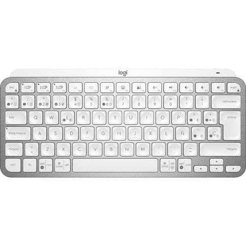 Logitech Mx Keys Mini Teclado - Inalámbrico Conectividad - Español - Gris - Mx Llave De Contacto - Bluetooth/Rf - 5 - 10m - Mac, Pc