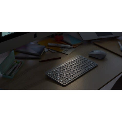 Logitech Mx Keys Mini Teclado - Inalámbrico Conectividad - Español - Gris - Mx Llave De Contacto - Bluetooth/Rf - 5 - 10m - Mac, Pc