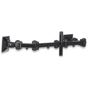 Manhattan Soporte Monitor P/2 Monitor 13 A 24" Escritorio - Altura Ajustable - 2 Pantalla(s) Admitidas - 33cm A 68.6cm (27") Para Pantalla Plana - 12kg Capacidad De Carga - 75 X 75, 100 X 100 - Compatible Con Montura Vesa - Robusto - Metal Fundido - Image 3