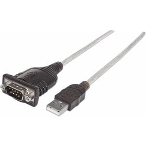 Cable Adaptador Convertidor Usb A Serial Db9 Rs232 45cm M-M