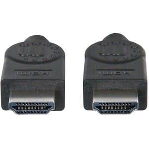 Cable Hdmi De Alta Velocidad Con Canal Ethernet 4k@30hz Blindado 2m Negro - Extremo Secundario: 1 X 19-Pin Hdmi Digital Audio/Video - Male - 10.2gbit/S - Admite Hasta3840 X 2160 - Apantallado - Níquel, Oro Contacto Chapado - 30 Awg - Negro - Image 3