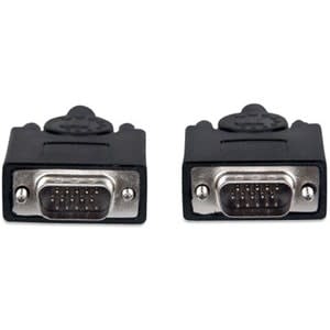 Manhattan Cable Para Monitor Svga - Cable For Monitor - Extremo Prinicpal: 1 X 15-Pines Hd-15 - Macho - Extremo Secundario: 1 X 15-Pines Hd-15 - Macho - Admite Hasta1360 X 768 - Apantallado - Níquel, Níquel Conector Chapado - Blindaje - 28 Awg - Negro - Image 3