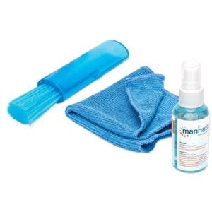 Manhattan Manhattan Limpiador Lcd Kit 60cc - 60ml - No Aerosol, Libre De Pelusas, Anti Rayas, Sin Alcohol