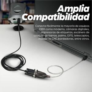 Cable Adaptador/Convertidor De Usb A Puerto Serie 45 Cm Chip Prolific Pl-2303 - Manhattan Convertidor Usb A Puerto Serie - Image 5