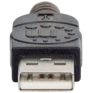 Manhattan Cable De Extension Usb 20m Activa 480mbps - 480mbit/S - Cable De Extensión - Negro