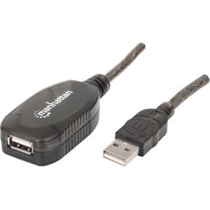 Cable De Extension Usb 20m Activa 480mbps - 480mbit/S - Cable De Extensión - Negro - Image 5