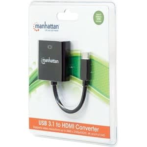 Convertidor Usb-C A Hdmi H, 4k@30hz - 3840 X 2160 Supported - Negro - Image 5