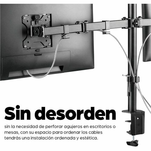 Manhattan Soporte Monitor P/2 Monitor 13 A 32" Escritorio - 2 Pantalla(s) Admitidas - 33cm A 81.3cm (32") Para Pantalla Plana - 16kg Capacidad De Carga - 75 X 75, 100 X 100 - Image 9