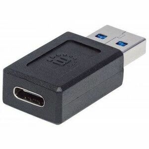 Manhattan Adaptador Usb-C V3.1, Am-Ch Negro - Níquel Conector - Negro - Image 4