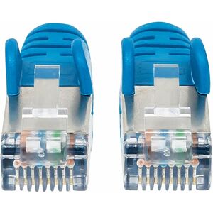 Cable Patch Cat 6a, 0.9m( 3.0f) S/Ftp Azu - Cable For Dispositivo De Red, Conmutador, Panel De Conexión, Módem, Router, Enchufe De Pared - 10gbit/S - Cable De Conexión - Apantallado - Oro Conector Chapado - Oro Contacto Chapado - 26 Awg - Azul - Image 5